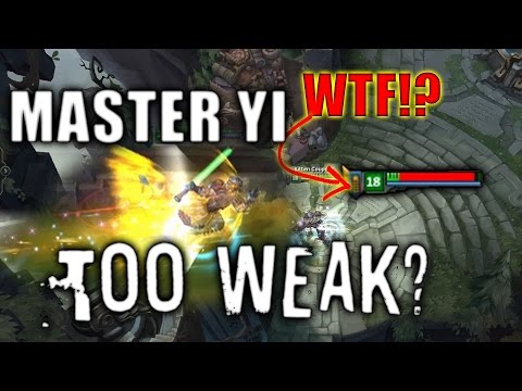 Master Yi Needs a Buff - He's Too Slow