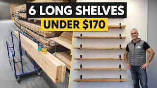 We Built 6 Wall Shelves for Under $170 – Full DIY Guide