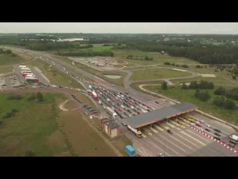 Autostrada A1 - Amber One - korek, czyli zakończenie długiego weekendu pod Toruniem