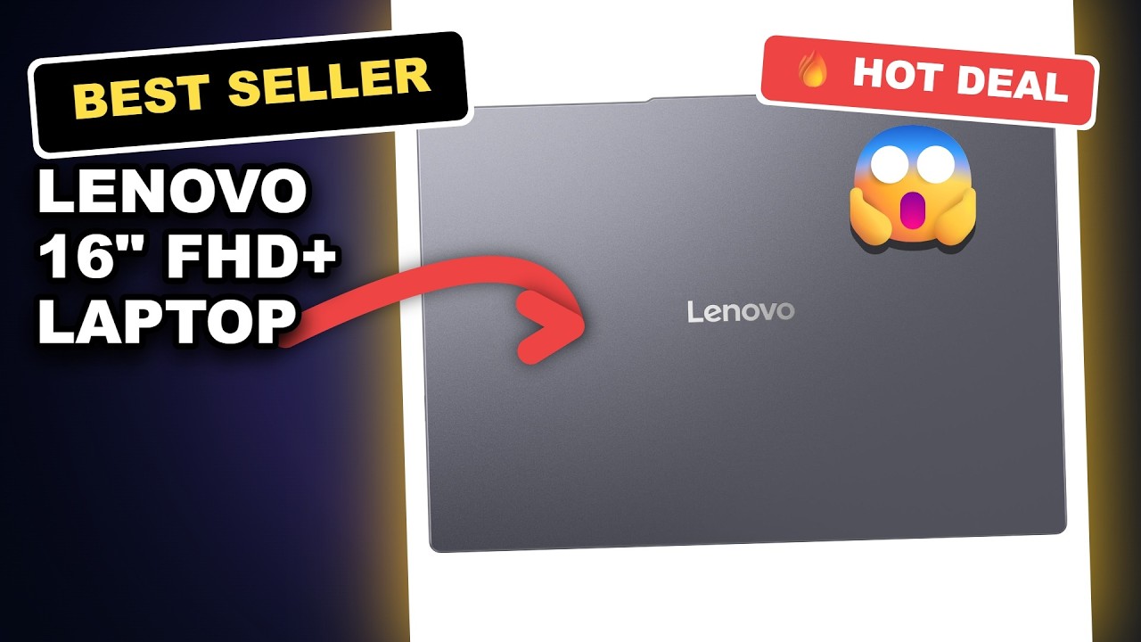 Lenovo 16" FHD+ Laptop Review: Is This 8-Core i5 Powerhouse Worth It? review video