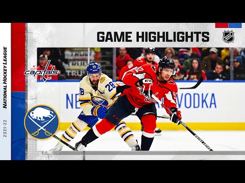 Capitals @ Sabres 3/25/ | NHL Highlights 2022