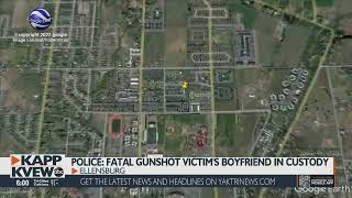 Ellensburg Police: Fatal gunshot victim's boyfriend in custody for manslaughter