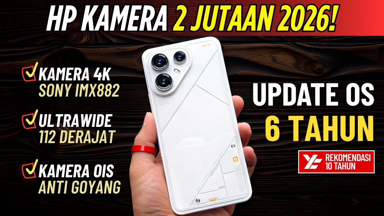 TOP 5 HP KAMERA 2 JUTAAN TERBAIK [2,5 - 2,9 JUTA] Januari 2026