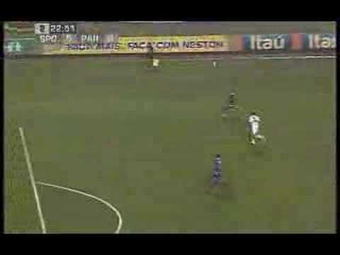 São Paulo x Paraná - Gol do São Paulo - Aloísio