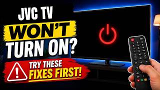 JVC TV Won’t Turn On? Try These Fixes First!