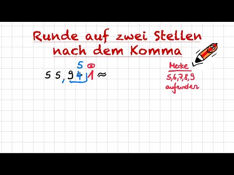 Runde auf zwei Stellen nach dem Komma (Runden 1)