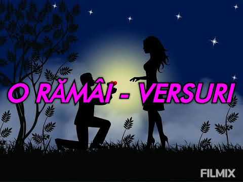 DANA GREROSU - O RĂMÂI | VERSURI (MIHAI EMINESCU - O RĂMÂI)
