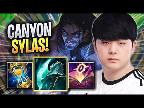 CANYON CRAZY GAME WITH SYLAS! - DK Canyon Plays Sylas JUNGLE vs Lee Sin! | Season 2023