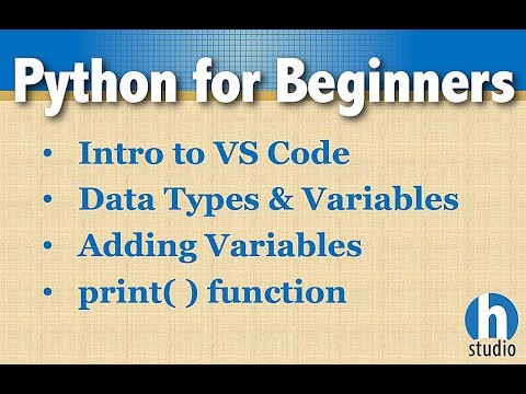 Variables And Types Python With Visual Studio Code