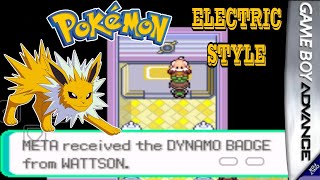 POKEMON EMERALD - PART 10 - 3rd BADGE - WATTSON DYNAMO BADGE - ELECTRIC STYLE