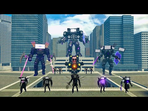 Evolution Of New Mecha Tvman Upgrade Vs 1-76 Skibidi Toilet Bosses In Garry's Mod