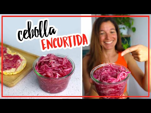 Cómo hacer Cebolla Encurtida FÁCIL y RÁPIDO