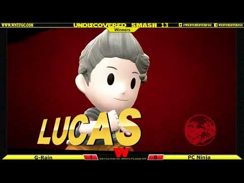 Undiscovered Smash 13 - [Winners] G-Rain (Lucas) vs PC Ninja (Yoshi)