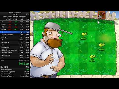 Plants vs. Zombies Any% in 3:54:06