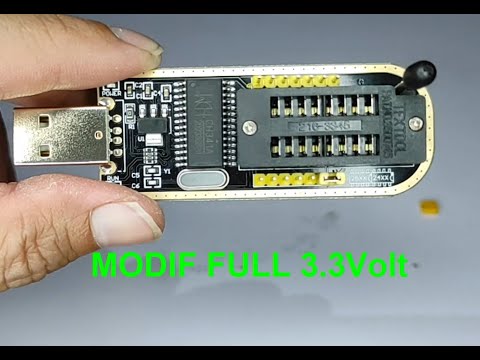 Tutorial Modifikasi Voltase CH341A programmer