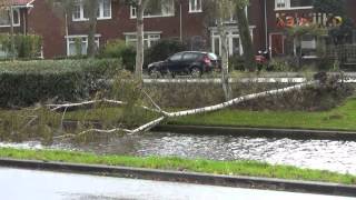 preview picture of video 'Storm trekt over Amstelveen'