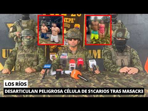 Fuerzas Armadas desarticulan peligrosa célula delictiva Los Ríos