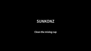 Clean the mixing cup
