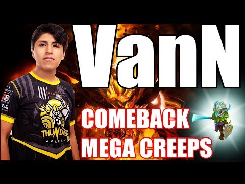 VanN HACIENDO COME BACK DE MEGACREEPS | Ranked 8k | Dota2