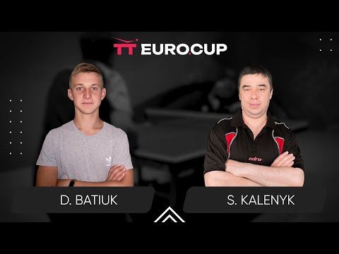 09:30 Dmytro Batiuk - Serhii Kalenyk 15.01.2024 TT Euro.Cup  Ukraine Master. TABLE 3