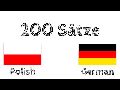 200 Sätze - Polnisch - Deutsch