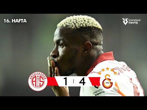 Antalyaspor (1-4) Galatasaray - Highlights/Özet | Trendyol Süper Lig - 2025/26