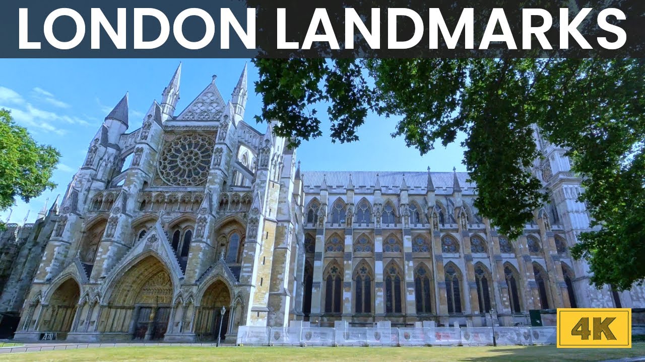 London's Iconic Landmarks: Big Ben, London Eye & Westminster Abbey (4K London Walking Tour) #walking