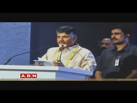 CM Chandrababu Naidu in techno Summit