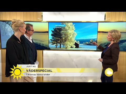 Här blir det en snöig 1:a advent - Nyhetsmorgon (TV4)