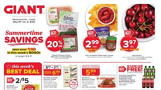 GIANT Food Stores • May 29 – Jun 04, 2026 • Weekly Ad Preview
