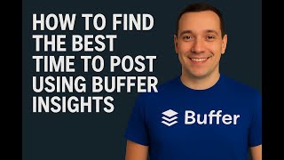 Download the video "How to Find the Best Time to Post Using Buffer Insights"
