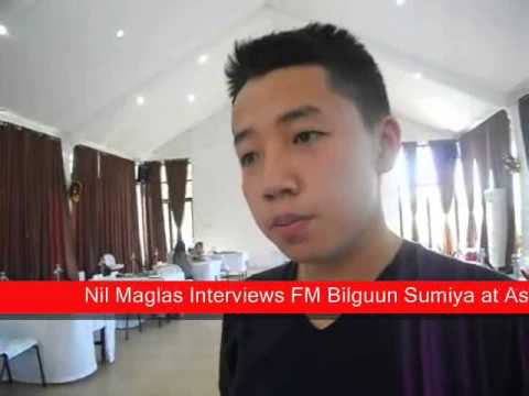 Nil Maglas Interviews FM Bilguun Sumiya,Asian Juniors 2014