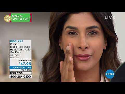 Perlier Black Rice Pure Hyaluronic Acid Gel Duo