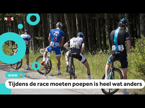 Wat als wielrenners moeten plassen tijdens het fietsen?