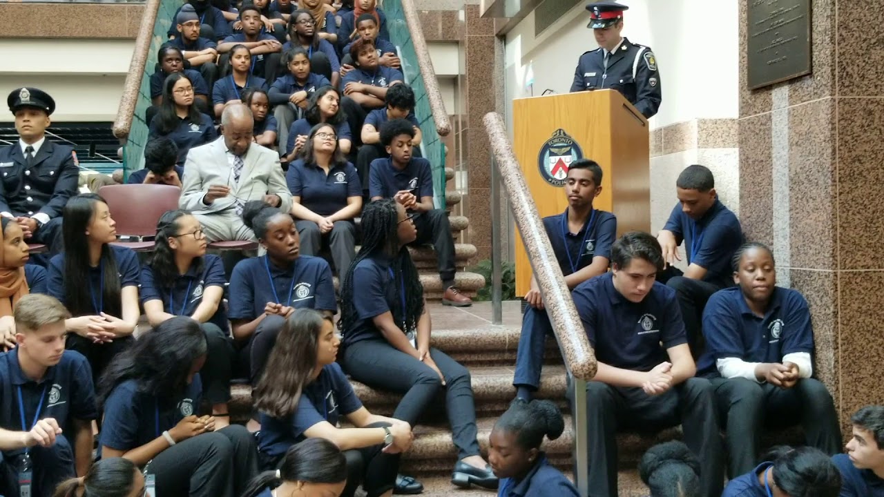 York Regional Police Officer Youth In Policing Graduate Inspires 2018 Summer #YiPi Students