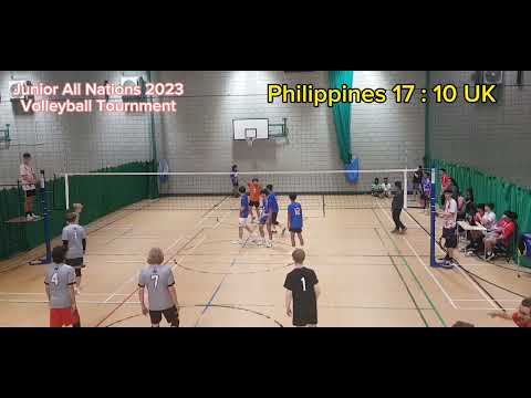 Boys  Junior All Nations Volleyball 2023 (Quarter Finals: Philippines v UK) 23/07/2023