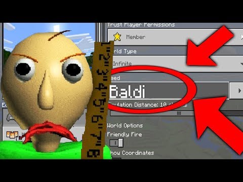 Evil Baldi Haunts Minecraft World!