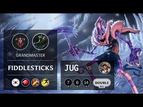 Fiddlesticks Jungle vs Xin Zhao - KR Grandmaster Patch 9.12
