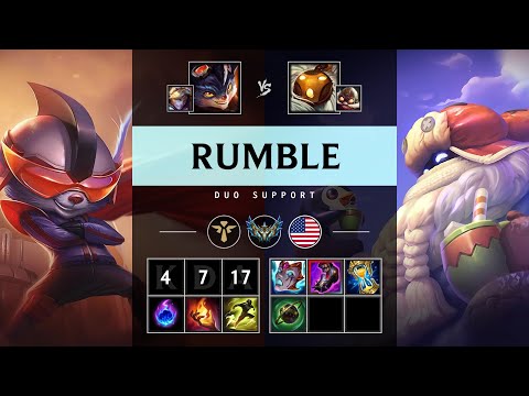 Rumble Support vs Bard - NA Challenger Patch 25.17