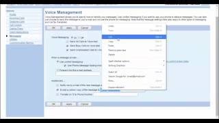 Connected Office Voice Tutorial - Change carbon copy on email