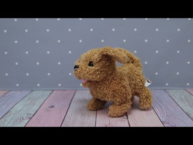 Игрушка Lanson Toys собака интерактивная коричневая  - видео