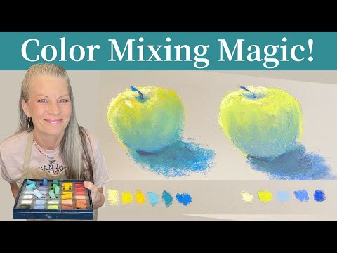 Learn My EASY Technique to Mix Color with Soft Pastels! - Color Magic!