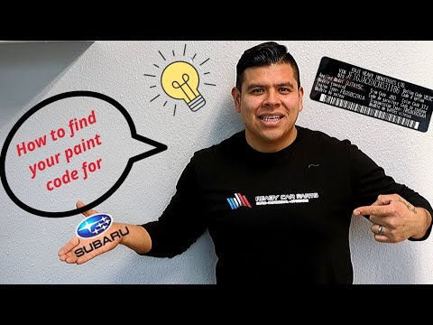 How To Find Your SUBARU PAINT CODE | Painted Auto Body...