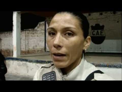 Mariela Coronel - Reportaje después de la presentación oficial del Fútbol Femenino