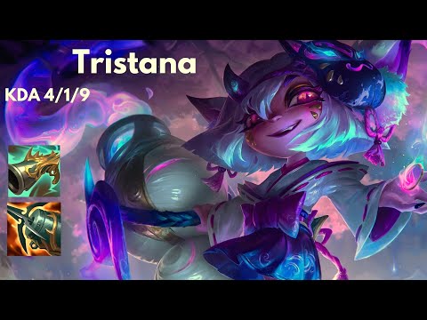 Tristana vs Jhin Bot Lane Gameplay 14.1