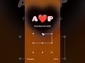 A love P pattern lock ❣️ || A❤P Phone lock || Love status #status