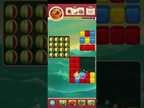 Toon blast Level 1895 no booster 3 stars