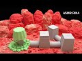 ASMR baking soda artificial island on Mars