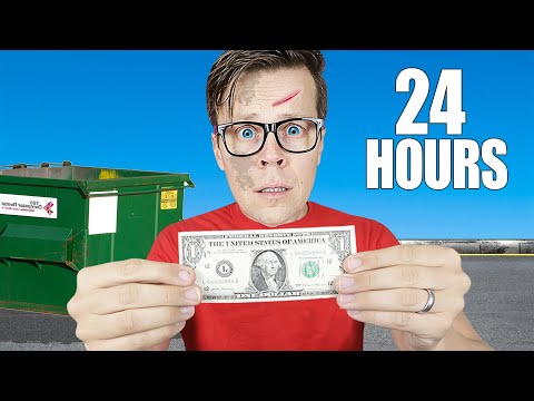 SURVIVING 24 Hours With $1 DOLLAR ONLY! (BAD IDEA)