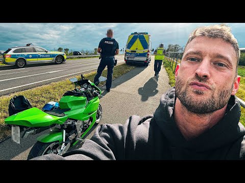 First police check of a road-legal pit bike from Berlin to Hamburg | Episode 2